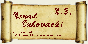 Nenad Bukovački vizit kartica